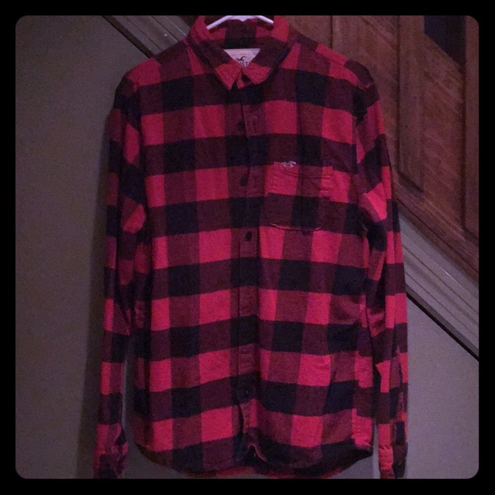Men’s Hollister plaid flannel shirt